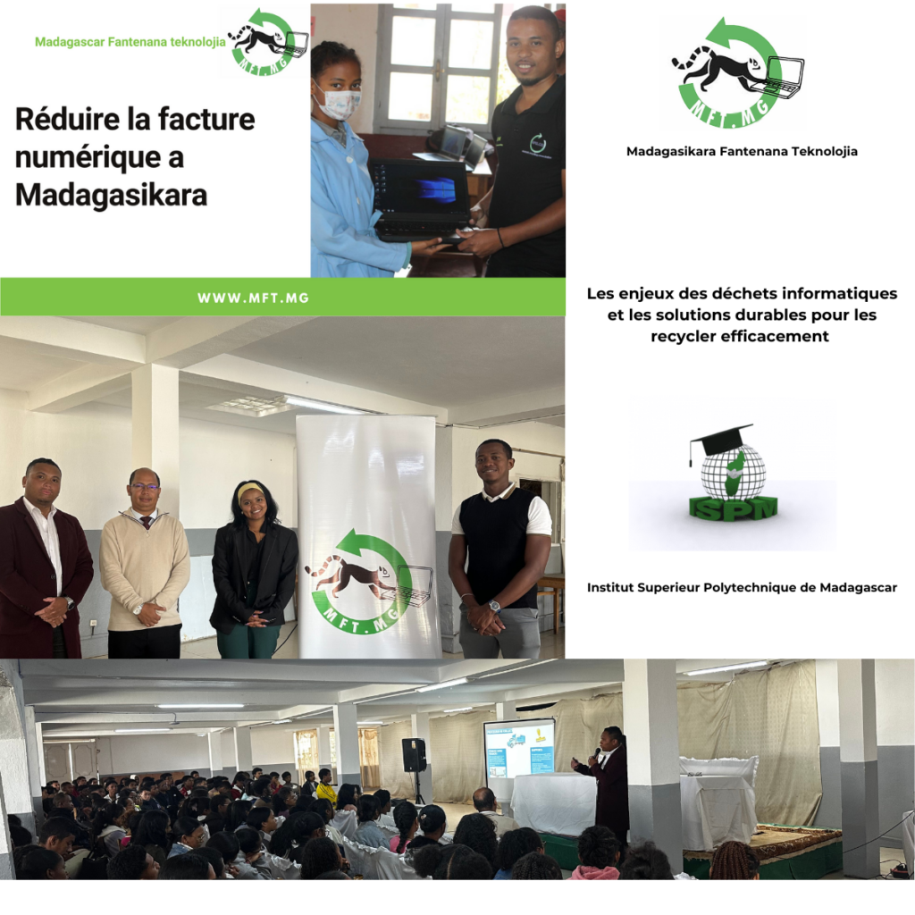 Enjeux et Solutions des Déchets Informatiques : Un Partage avec les Étudiants de l’Université Polytechnique de Madagascar”